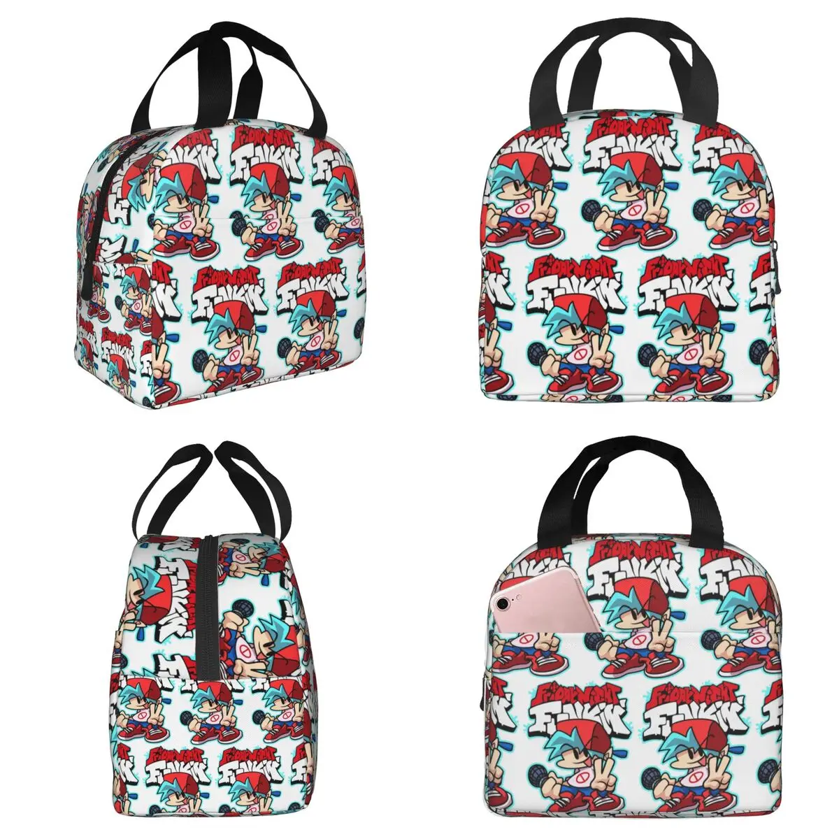Friday Night Funkin Insulated Lunch Bag for Kids School Cooler Thermal Food Box Tote Leakproof Lunch Boxes Container
Friday Night Funkin Insulated Lunch Bag for Kids School Cooler Thermal Food Box Tote Leakproof Lunch Boxes Container