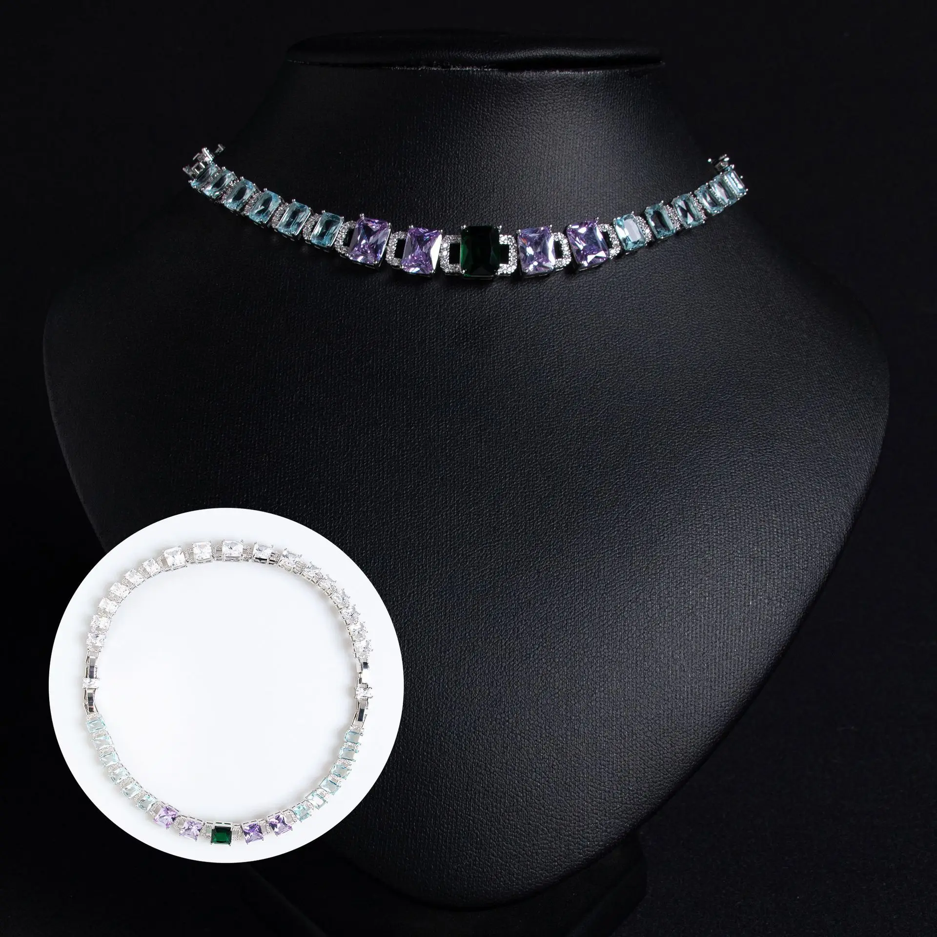 HIBRIDE New Jewelry Combination Bracelet One Decoration Two Wear Premium Necklace Daily Holiday Women's Wedding Gift S-917
HIBRIDE New Jewelry Combination Bracelet One Decoration Two Wear Premium Necklace Daily Holiday Women's Wedding Gift S-917