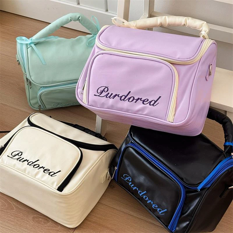 Cute Ballet Style Leather Cosmetic Bags Large Capacity Handbag Travel Portable Storage Bags Toiletry Bags Girly Makeup Bag Gifts
Cute Ballet Style Leather Cosmetic Bags Large Capacity Handbag Travel Portable Storage Bags Toiletry Bags Girly Makeup Bag Gifts