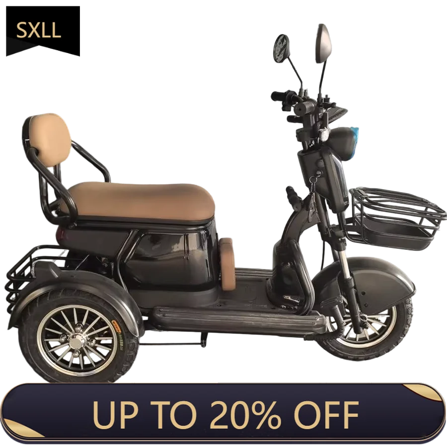 SXLL Black colored electric mini tricycle, can accommodate 3 people,
SXLL Black colored electric mini tricycle, can accommodate 3 people,