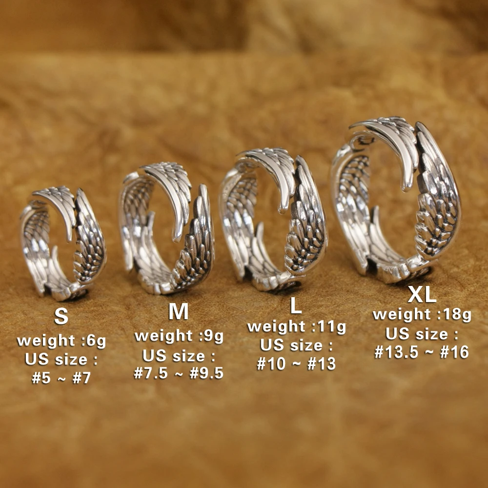 Lovely Open Size 925 Sterling Silver Angel Wings Ring TA350 US Size 5~16 BZ
Lovely Open Size 925 Sterling Silver Angel Wings Ring TA350 US Size 5~16 BZ