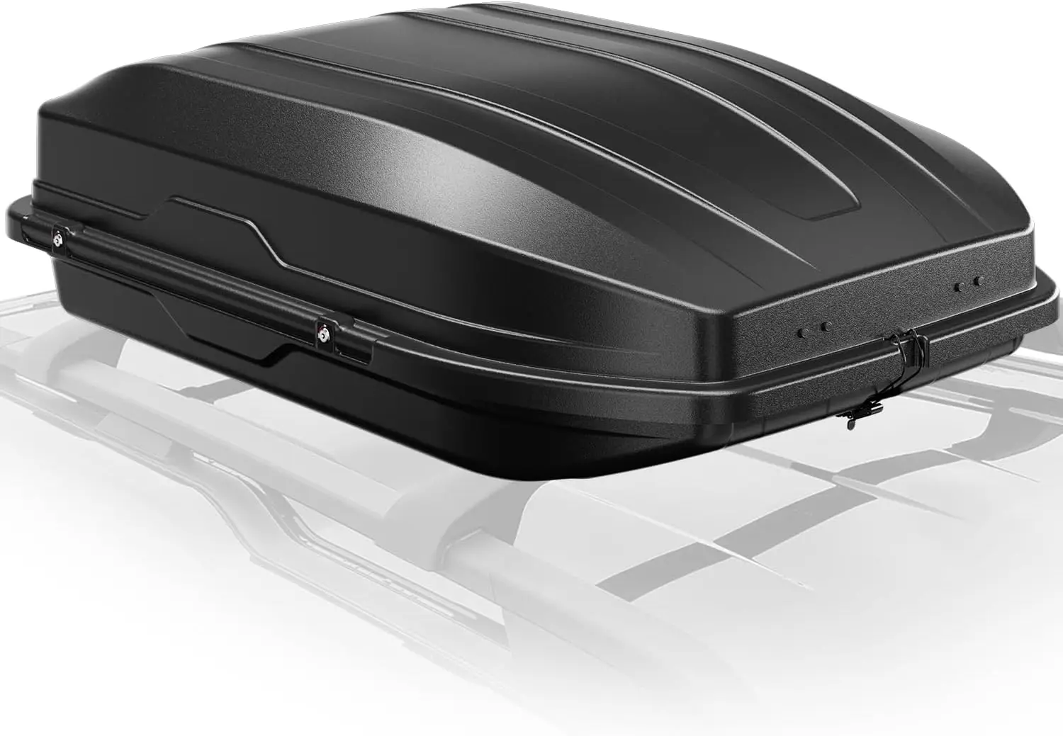 Car Rooftop Cargo Carrier Luggage Box Storage Travel 13 Cubic Feet 110 Pounds Tool Free Install Textured Black Finish
Car Rooftop Cargo Carrier Luggage Box Storage Travel 13 Cubic Feet 110 Pounds Tool Free Install Textured Black Finish