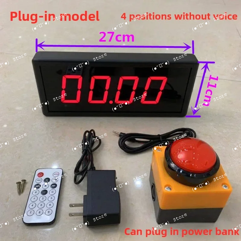 Multipurpose LED Digital Timer - Rechargeable Wrist Stopwatch Countdown Counter for Competitions, Training, Speech
Multipurpose LED Digital Timer - Rechargeable Wrist Stopwatch Countdown Counter for Competitions, Training, Speech