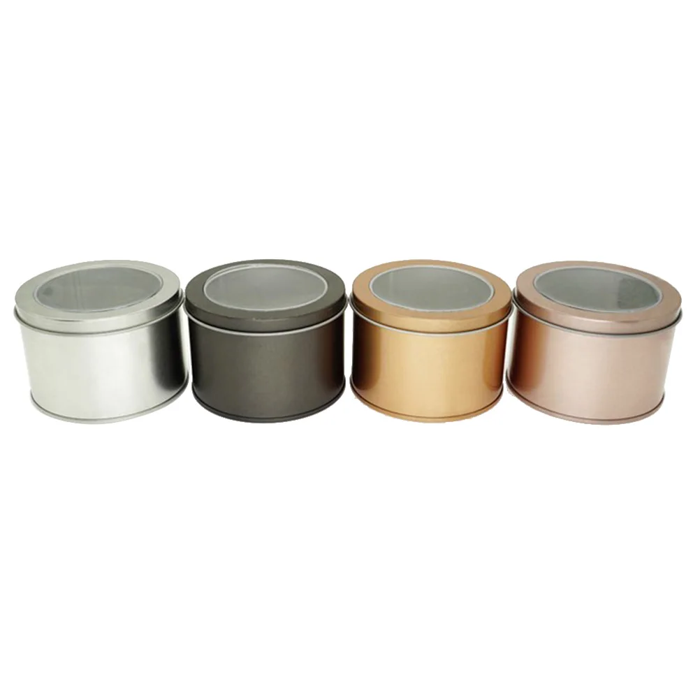 4 Pcs Cake Iron Box Food Containers Sturdy Sealed Cans Tea Coffee Storage Snacks PVC Lid Kitchen Tool Preservation
4 Pcs Cake Iron Box Food Containers Sturdy Sealed Cans Tea Coffee Storage Snacks PVC Lid Kitchen Tool Preservation