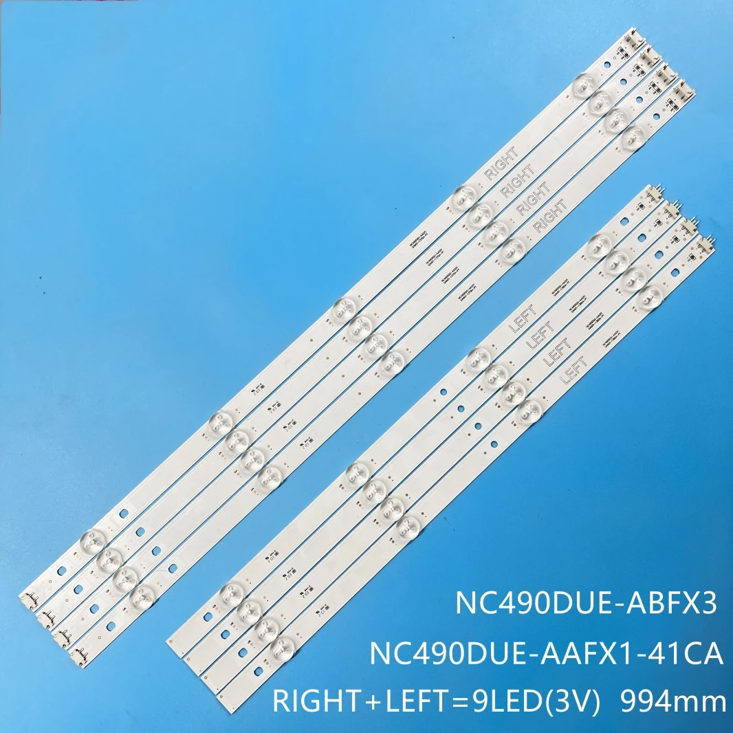 8 шт./компл. полосы светодиодной подсветки для 49UK6300MLB 49UK6300PLB 49UK6300PUE 49UK6310PSE 49UK6390P 49UK6400 NC490DUE-AAFX1-41CA
8 шт./компл. полосы светодиодной подсветки для 49UK6300MLB 49UK6300PLB 49UK6300PUE 49UK6310PSE 49UK6390P 49UK6400 NC490DUE-AAFX1-41CA