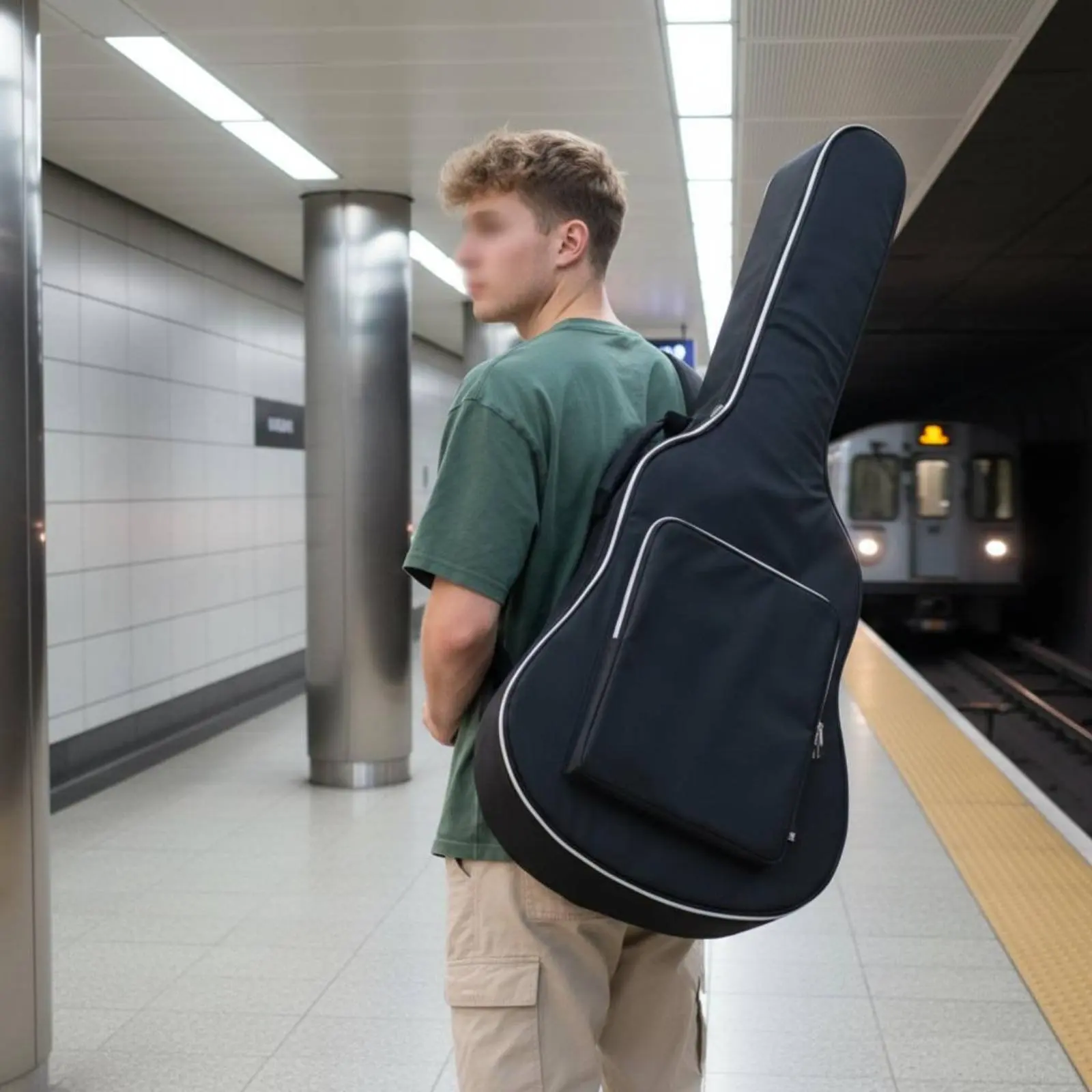 Guitar Backpack Case Double Zipper Guitar Gig Bag Musical Instrument Storage Portable Music Gear Lightweight for Travel
Guitar Backpack Case Double Zipper Guitar Gig Bag Musical Instrument Storage Portable Music Gear Lightweight for Travel