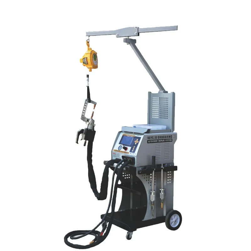 New Arrival SGYC-30 Standard Body Repair Machine Spot Welder with Dent Puller for Steel Body Repair
New Arrival SGYC-30 Standard Body Repair Machine Spot Welder with Dent Puller for Steel Body Repair