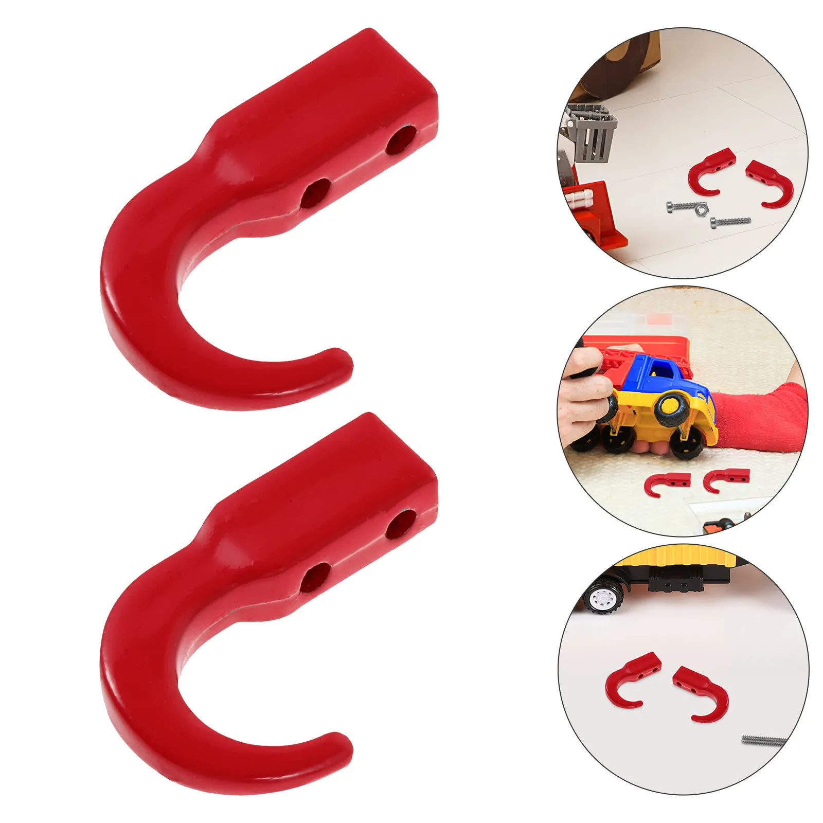 4Pcs Rc Crawler Tow Hooks Aluminum Alloy Metal Winch Strong Tow Hook Set for Offroad Trailer Truck Parts Upgrade
4Pcs Rc Crawler Tow Hooks Aluminum Alloy Metal Winch Strong Tow Hook Set for Offroad Trailer Truck Parts Upgrade
