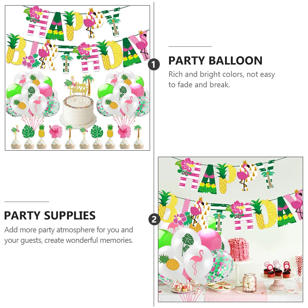 1 set Fun Hawaiian Birthday Party Balloon Cake Topper Banner Set Add Atmosphere Create Wonderful Memories
1 set Fun Hawaiian Birthday Party Balloon Cake Topper Banner Set Add Atmosphere Create Wonderful Memories