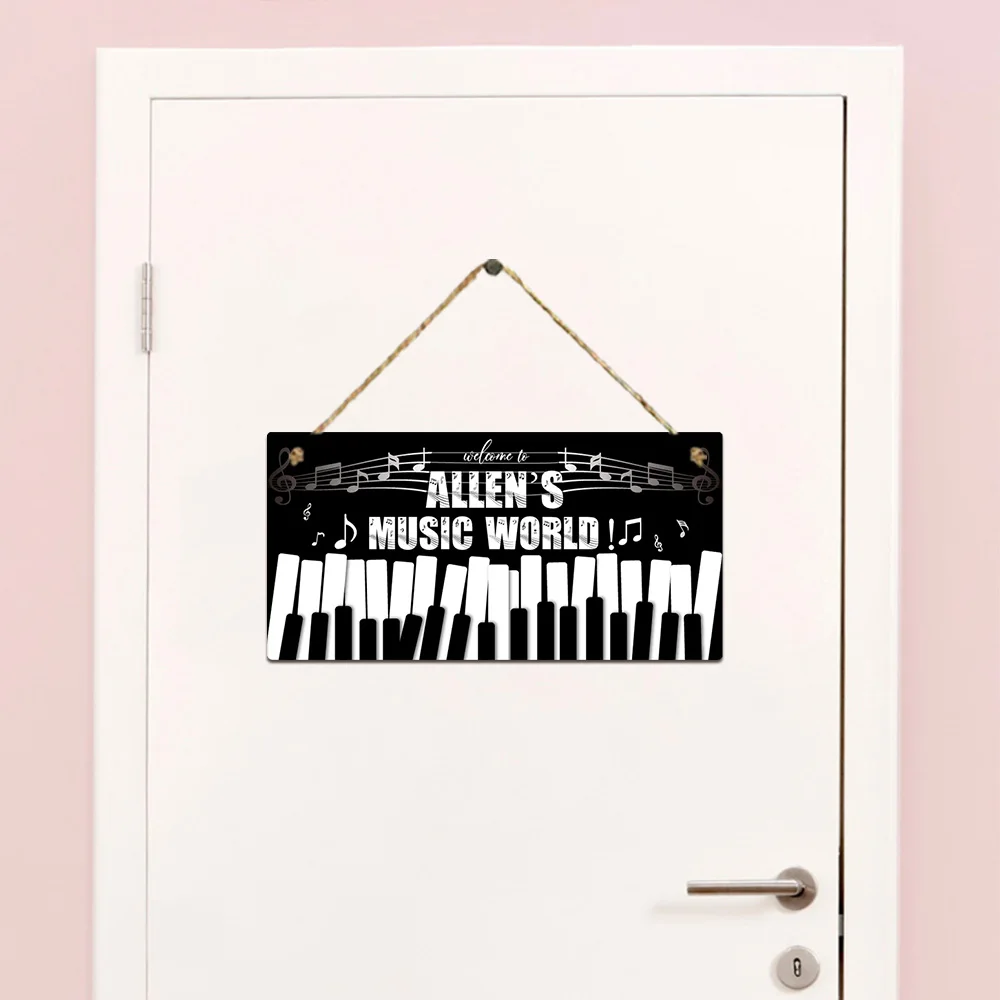 1PC Excellent Piano notes in white font Customized Name Wall Hanging Sign For Living Room Decor Garden Plaque
1PC Excellent Piano notes in white font Customized Name Wall Hanging Sign For Living Room Decor Garden Plaque