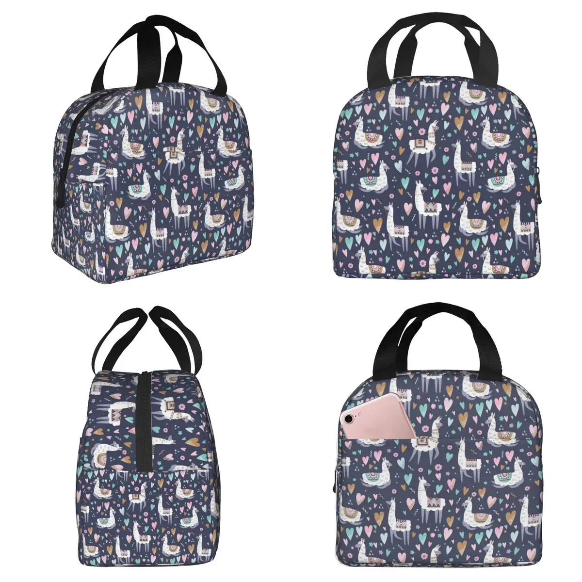 Alpaca Cartoon Pattern Insulated Lunch Bag for Women Office Cooler Thermal Food Box Tote Leakproof Lunch Boxes Container
Alpaca Cartoon Pattern Insulated Lunch Bag for Women Office Cooler Thermal Food Box Tote Leakproof Lunch Boxes Container