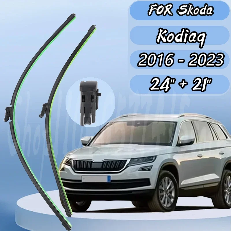 For Skoda Kodiaq 2016 - 2023 Windshield Windscreen Window Rain Brushes 24"21" Front Wiper Blades Set Silent upgrade
For Skoda Kodiaq 2016 - 2023 Windshield Windscreen Window Rain Brushes 24"21" Front Wiper Blades Set Silent upgrade