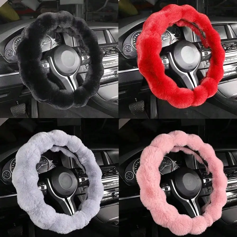 1pc Soft Fluffy Bubble Steering Wheel Cover Warm Comfortable No Inner Ring Car Steering Wheel Protector
1pc Soft Fluffy Bubble Steering Wheel Cover Warm Comfortable No Inner Ring Car Steering Wheel Protector