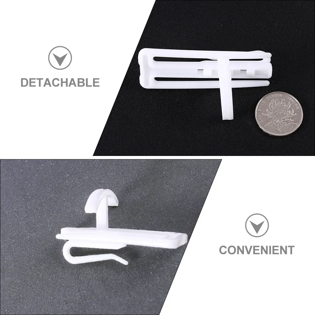 100 Pcs Nanotechnology Curtain Hooks Modern White Plastic Durable Wear Resistant Store Pins Drapes Bedroom Living
100 Pcs Nanotechnology Curtain Hooks Modern White Plastic Durable Wear Resistant Store Pins Drapes Bedroom Living