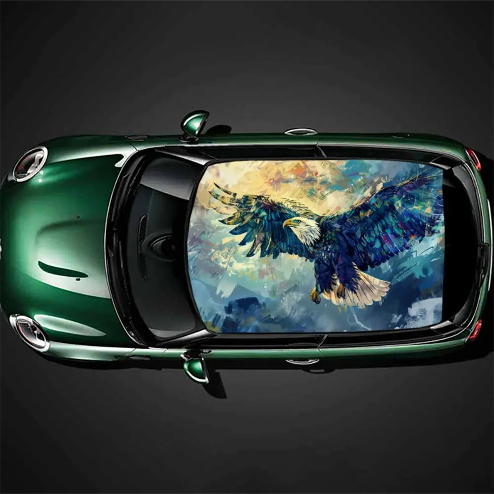 Soaring American Eagle Print Car Roof Sticker Wrap Racing SUV Auto Accessories Packaging PVC Car Hood Graphic Decal Decoration
Soaring American Eagle Print Car Roof Sticker Wrap Racing SUV Auto Accessories Packaging PVC Car Hood Graphic Decal Decoration