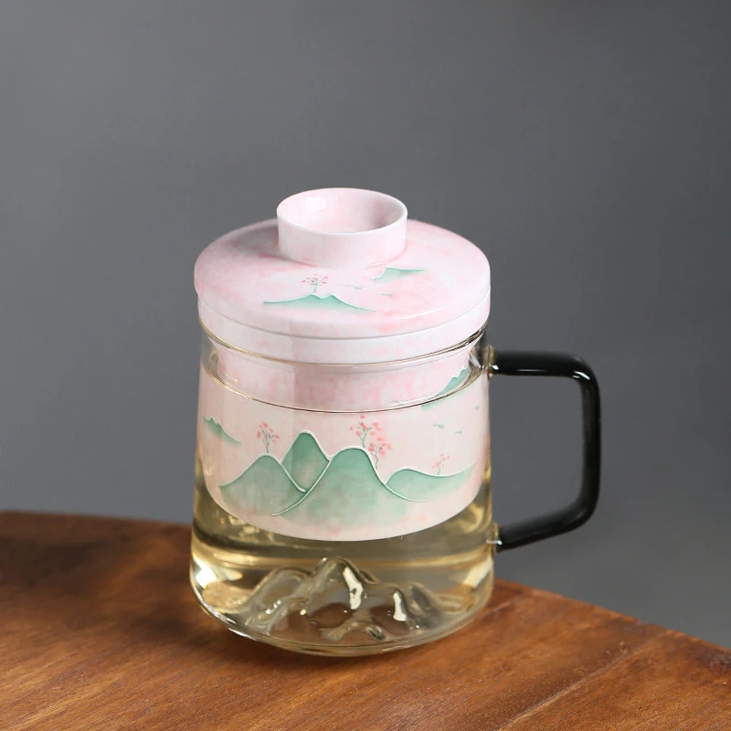 Креативная керамическая чашка с ручной росписью цветочным узором, стеклянная кружка для дома и офиса с фарфоровым фильтром для разделения чая и воды, 1 шт.
Креативная керамическая чашка с ручной росписью цветочным узором, стеклянная кружка для дома и офиса с фарфоровым фильтром для разделения чая и воды, 1 шт.