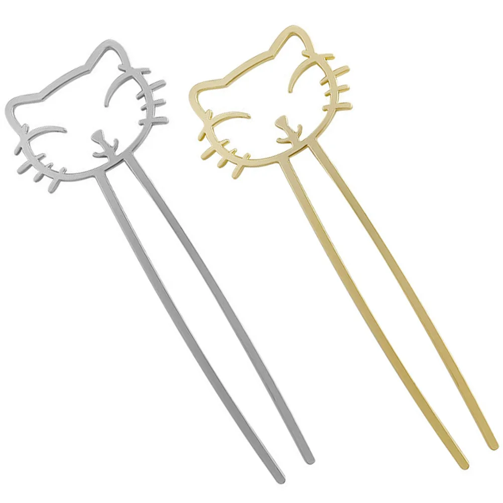 2 Pcs Hairpin Stick for Buns Cat Chopsticks Fork Women Hair Accessories Suitable Parties Balls Shows Anniversaries Dates Drills
2 Pcs Hairpin Stick for Buns Cat Chopsticks Fork Women Hair Accessories Suitable Parties Balls Shows Anniversaries Dates Drills
