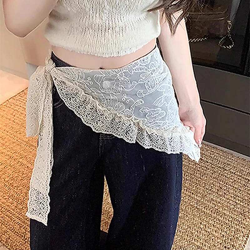 Women A-line Y2k Skirt Lace Skirt Girls Hair Scarf Elegant Hairwrap Streetwear Ruffle Skirts Lace Up Matching Pants Skirt
Women A-line Y2k Skirt Lace Skirt Girls Hair Scarf Elegant Hairwrap Streetwear Ruffle Skirts Lace Up Matching Pants Skirt 