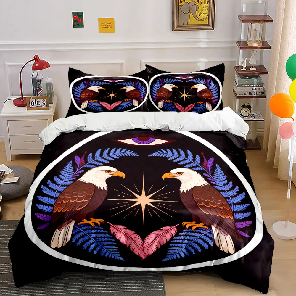 Eagle Artwork Wall Decor Set Soft Comfortable Duvet Cover Bedding Set Included 1*Duvet Cover & 2*Pillowcases, gift
Eagle Artwork Wall Decor Set Soft Comfortable Duvet Cover Bedding Set Included 1*Duvet Cover & 2*Pillowcases, gift