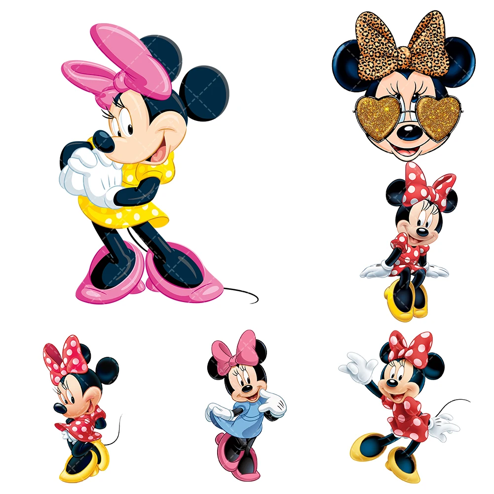 Новые термопереносные наклейки Disney Minnie для одежды, виниловые термоаппликации с принтом DTF, моющаяся наклейка на футболку
Новые термопереносные наклейки Disney Minnie для одежды, виниловые термоаппликации с принтом DTF, моющаяся наклейка на футболку
