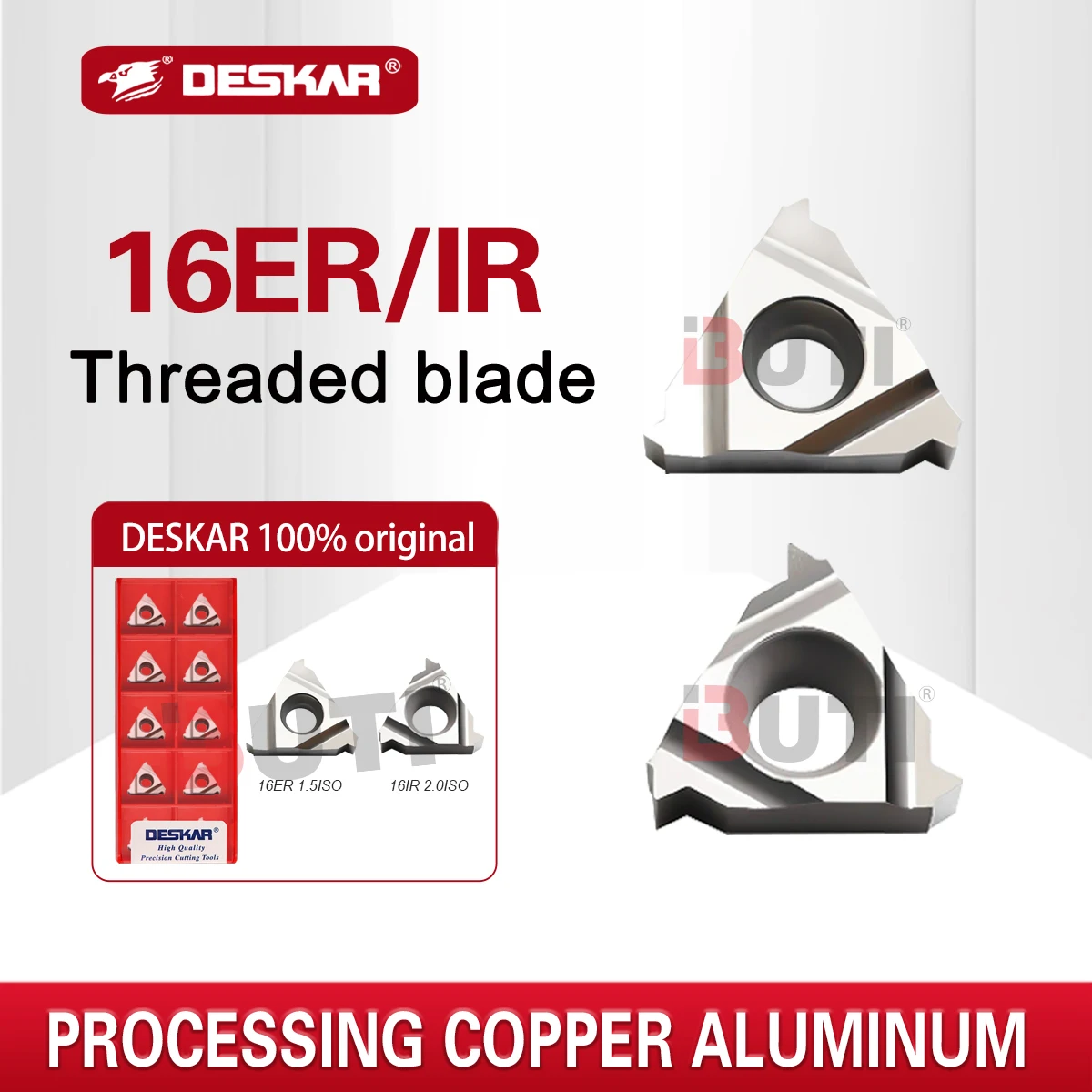 16ER 16IR 1.0/1.5/1.75/2.0/2.5/3.0ISO K15 CNC Lathe Threading Turning Tool Inside And Outside Thread Blades Cutter For Aluminum
16ER 16IR 1.0/1.5/1.75/2.0/2.5/3.0ISO K15 CNC Lathe Threading Turning Tool Inside And Outside Thread Blades Cutter For Aluminum
