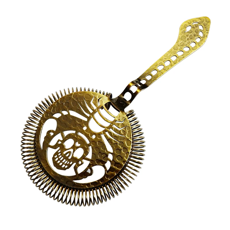 Skull and Scorpion Bar Strainer Sprung Cocktail Strainer Stainless Steel Deluxe Strainer Bar Tools
Skull and Scorpion Bar Strainer Sprung Cocktail Strainer Stainless Steel Deluxe Strainer Bar Tools