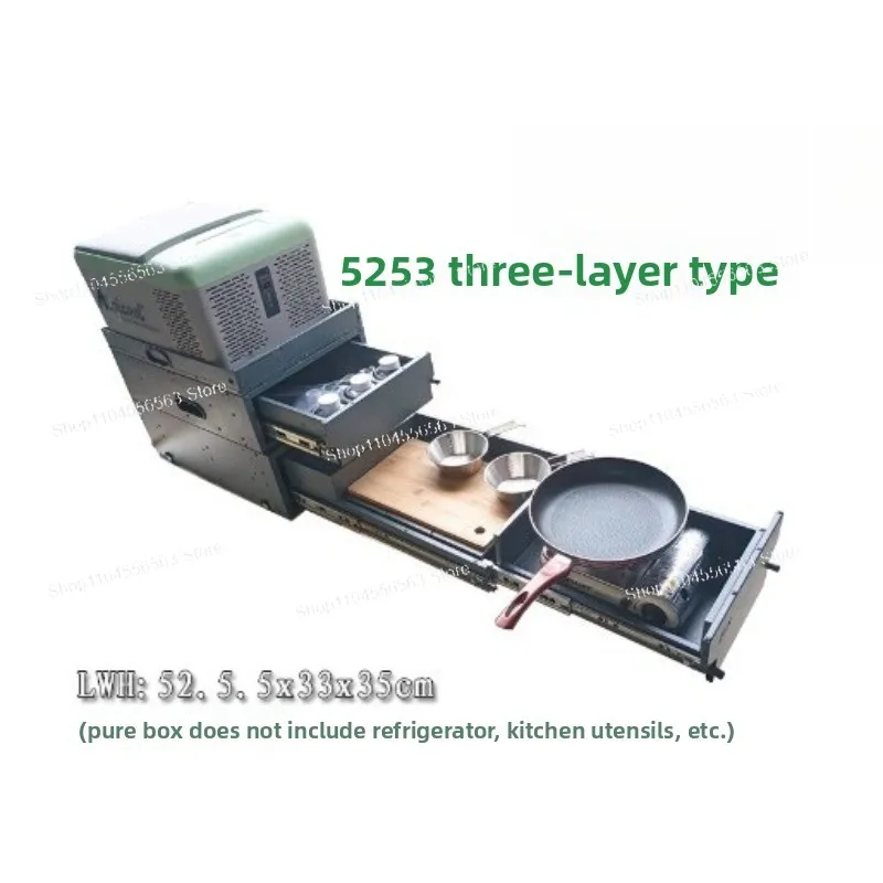 Телескопический трехслойный ящик для хранения в багажнике автомобиля — широкий ящик для хранения на кухне для кемпинга
Телескопический трехслойный ящик для хранения в багажнике автомобиля — широкий ящик для хранения на кухне для кемпинга