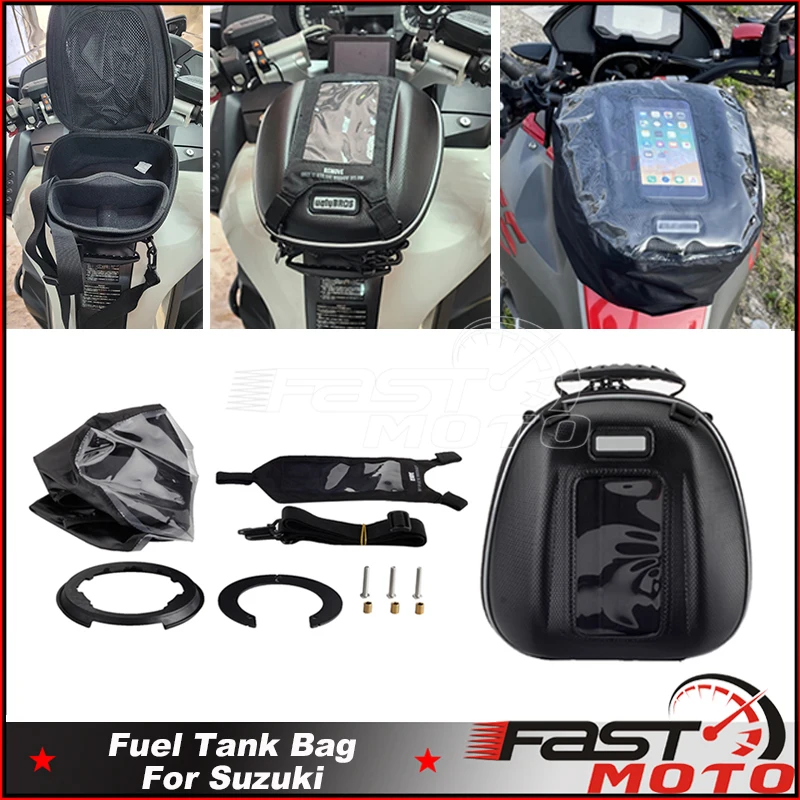 Motorcycle Tank Bags Cycling Riding Touch Screen Storage Bag For Suzuki GSX-S GSR SFV GSX GSX-R GSF Oil Fuel Tank Bag Saddlebag
Motorcycle Tank Bags Cycling Riding Touch Screen Storage Bag For Suzuki GSX-S GSR SFV GSX GSX-R GSF Oil Fuel Tank Bag Saddlebag
