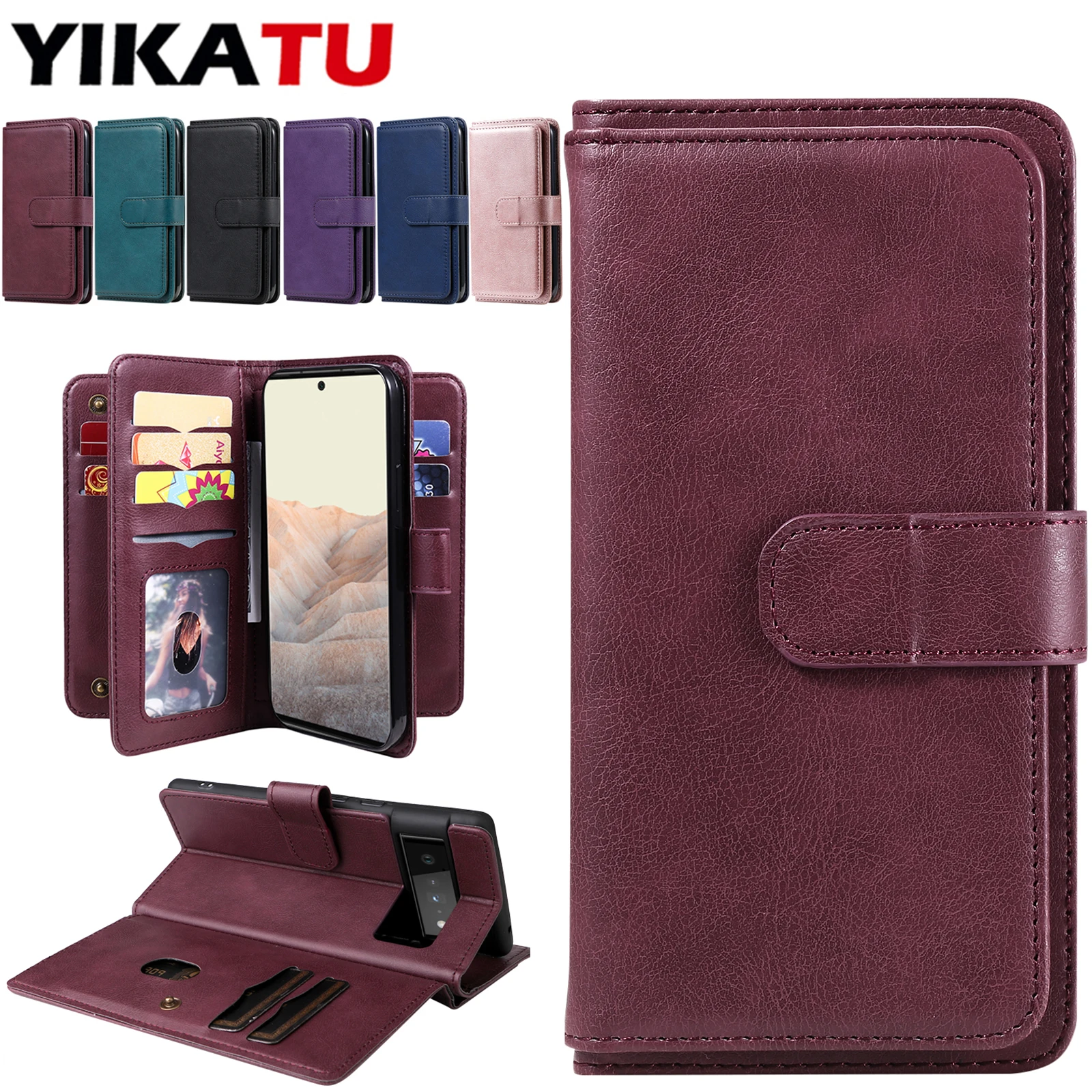 Lightweight Wallet Case For Google Pixel 6 / 6 Pro / 7 / 7 Pro / 7A / 8 / 8 Pro / 8A / 9 / 9 Pro / 9 Pro XL Leather Funda Cover
Lightweight Wallet Case For Google Pixel 6 / 6 Pro / 7 / 7 Pro / 7A / 8 / 8 Pro / 8A / 9 / 9 Pro / 9 Pro XL Leather Funda Cover