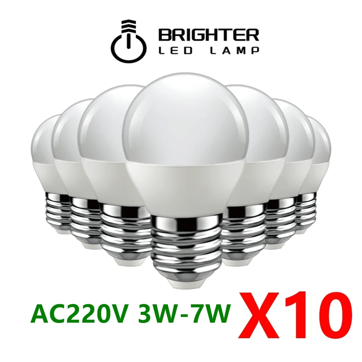 10pcs LED Bulb Lamps G45 E27 E14 B22 AC110V AC230V Light Bulb Real Power 3W-7W 3000K-6500K Lampada Living Room Home LED Bombilla
10pcs LED Bulb Lamps G45 E27 E14 B22 AC110V AC230V Light Bulb Real Power 3W-7W 3000K-6500K Lampada Living Room Home LED Bombilla