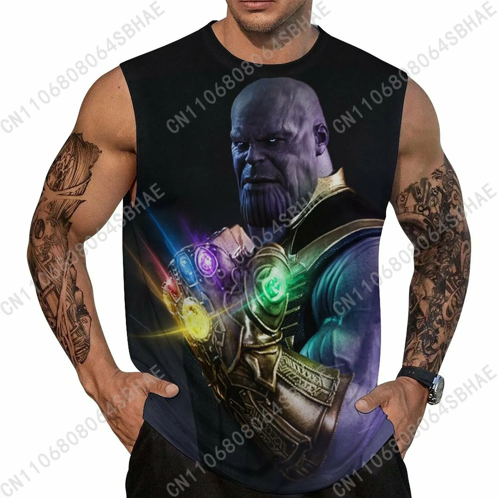 Marvel Thanos Custom Men's Sleeveless Shirt Personalized Tank Top Wear Summer Vest Tops Men Daily Use Cosplay
Marvel Thanos Custom Men's Sleeveless Shirt Personalized Tank Top Wear Summer Vest Tops Men Daily Use Cosplay