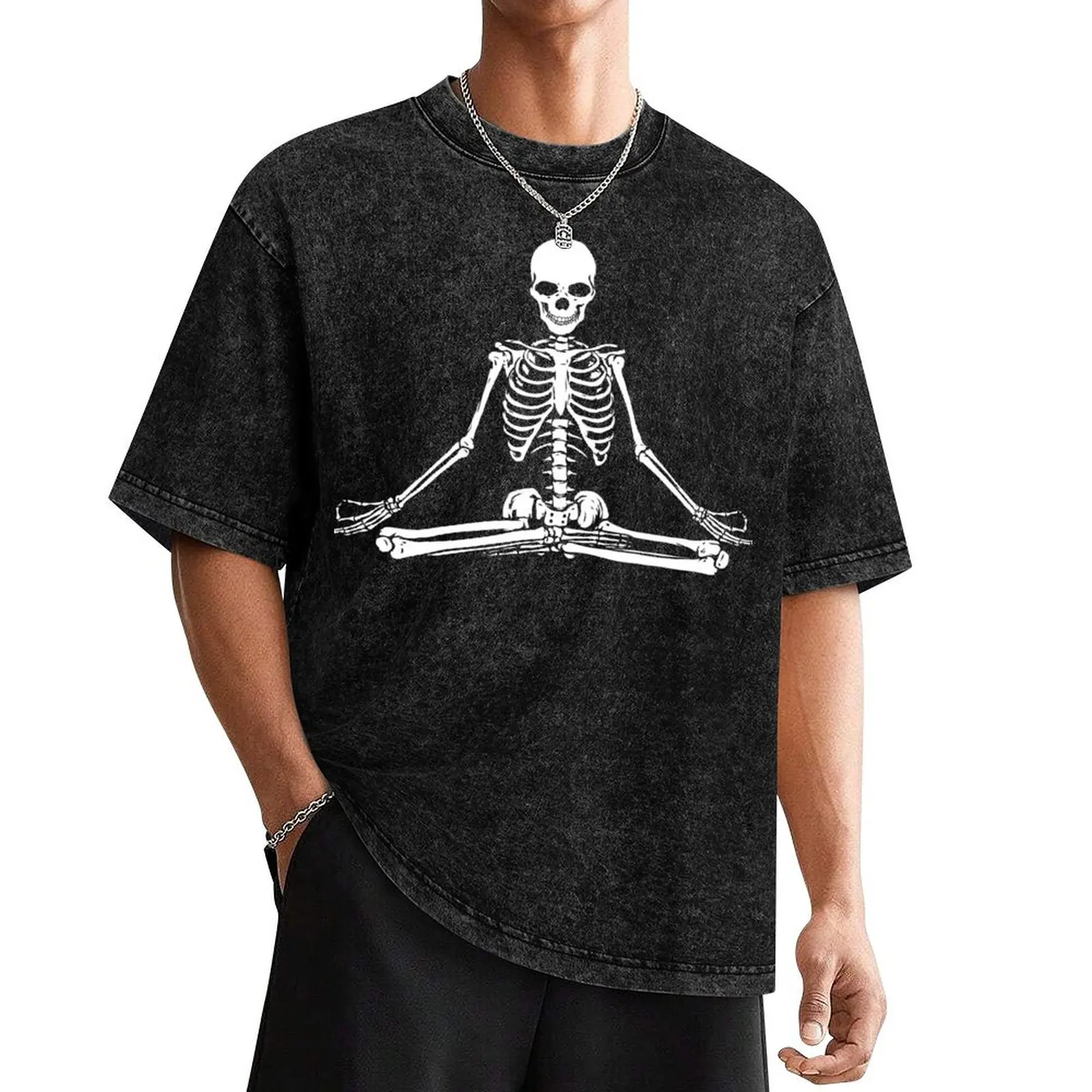 Meditating Skeleton T-Shirt shirts graphic cute clothes basketball graphic tees oversized t shirt Men's t shirts
Meditating Skeleton T-Shirt shirts graphic cute clothes basketball graphic tees oversized t shirt Men's t shirts