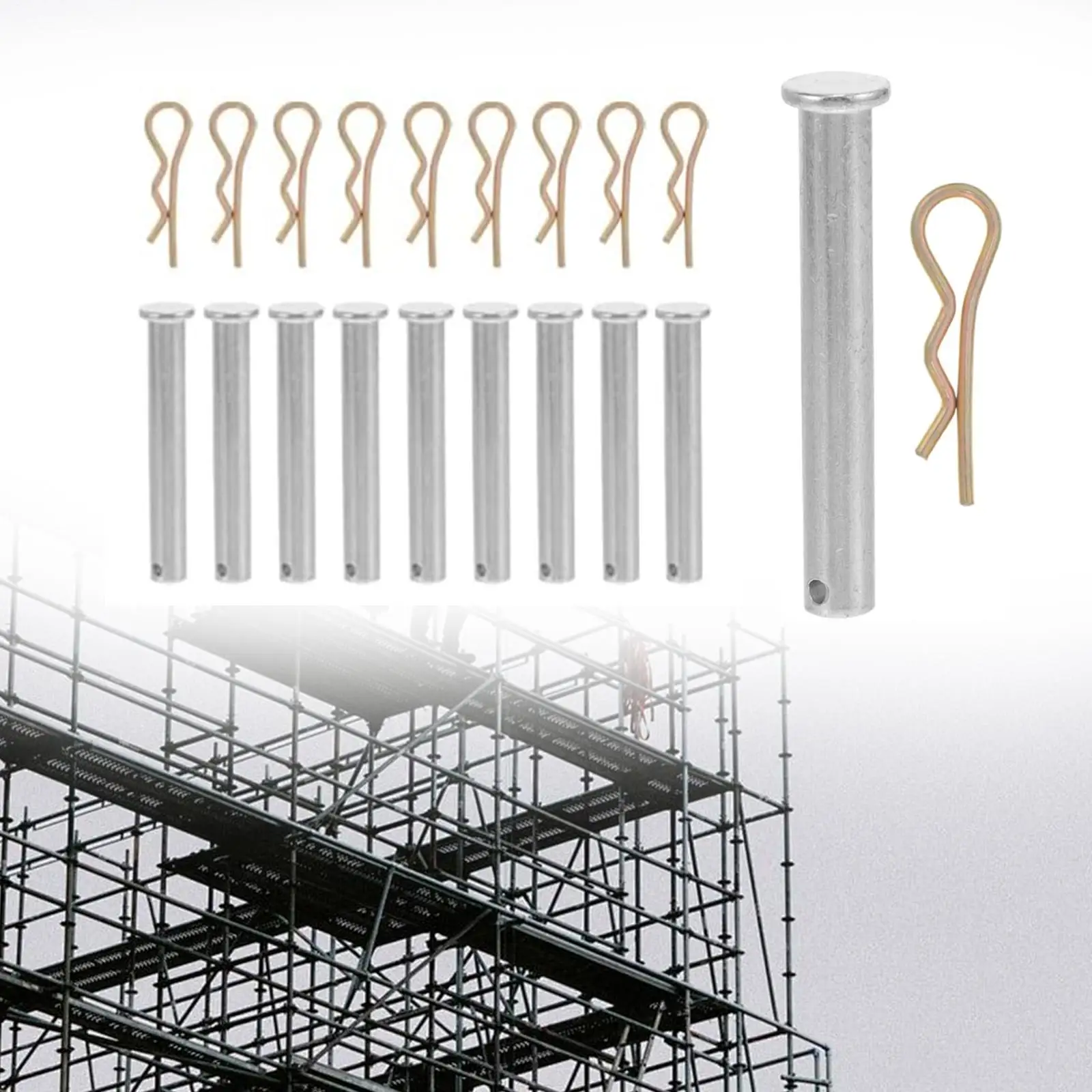 Scaffold Retainers Locking Pins and Clips Heavy Duty Steel Fittings Practical Accessories for Construction
Scaffold Retainers Locking Pins and Clips Heavy Duty Steel Fittings Practical Accessories for Construction