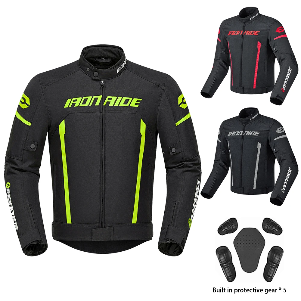 Men's Motorcycle Jacket Wear-Resistant Anti-Fall Motocross Racing Riding Clothing Motorbike Jacket With 5pcs Protector M-3XL
Men's Motorcycle Jacket Wear-Resistant Anti-Fall Motocross Racing Riding Clothing Motorbike Jacket With 5pcs Protector M-3XL