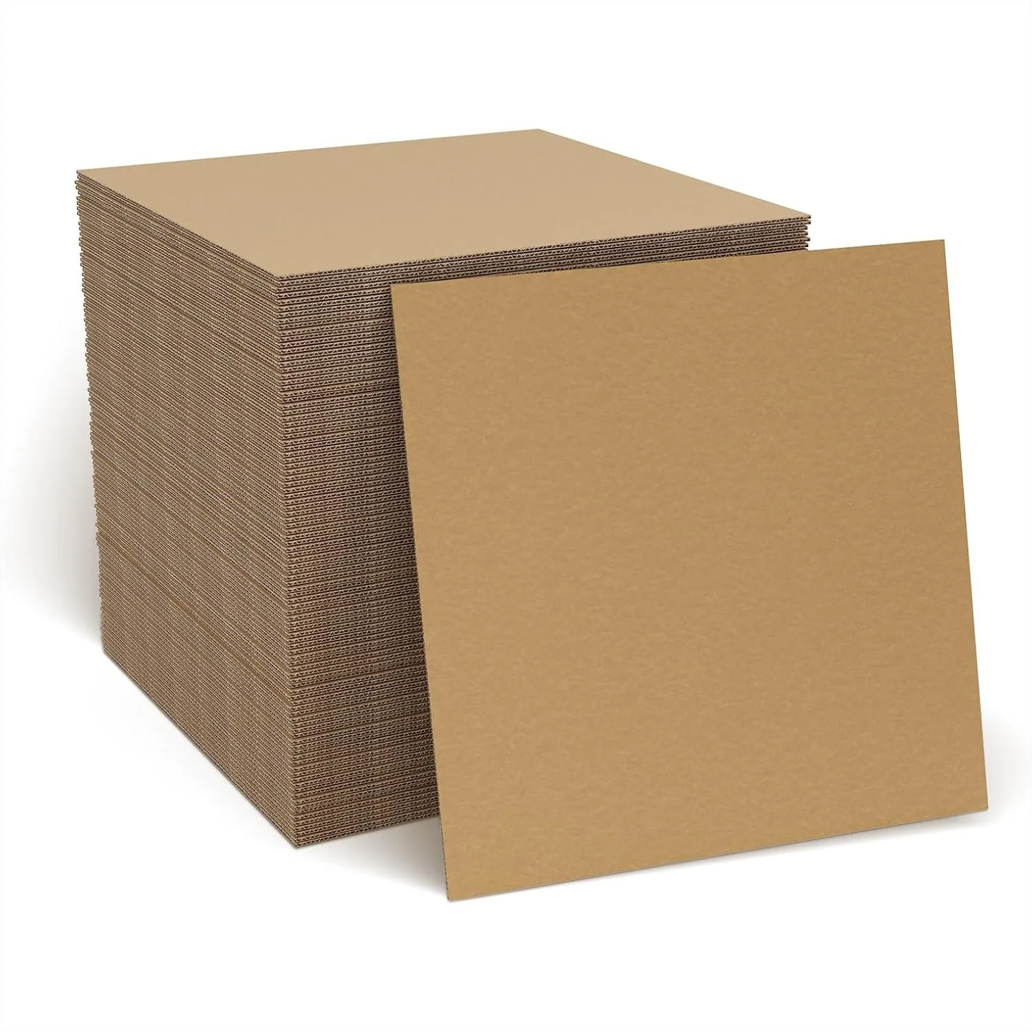 100 Pack 12x12 Inch Flat Corrugated Cardboard Sheets, 0.07 Inch Thick for Crafts, Mailers, Dividers, DIY Projects
100 Pack 12x12 Inch Flat Corrugated Cardboard Sheets, 0.07 Inch Thick for Crafts, Mailers, Dividers, DIY Projects