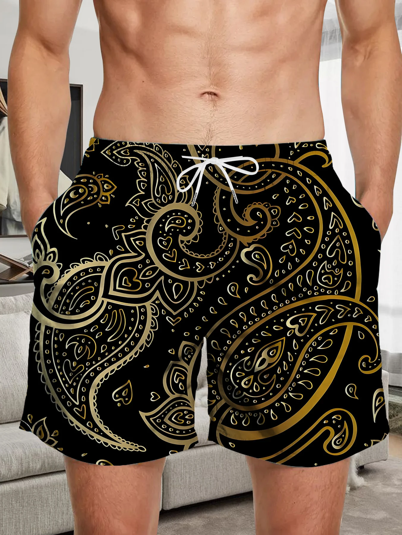 Daily Wear Full Print Shorts Men Digital Printing Anti-wrinkle Polyester Trunks
Daily Wear Full Print Shorts Men Digital Printing Anti-wrinkle Polyester Trunks