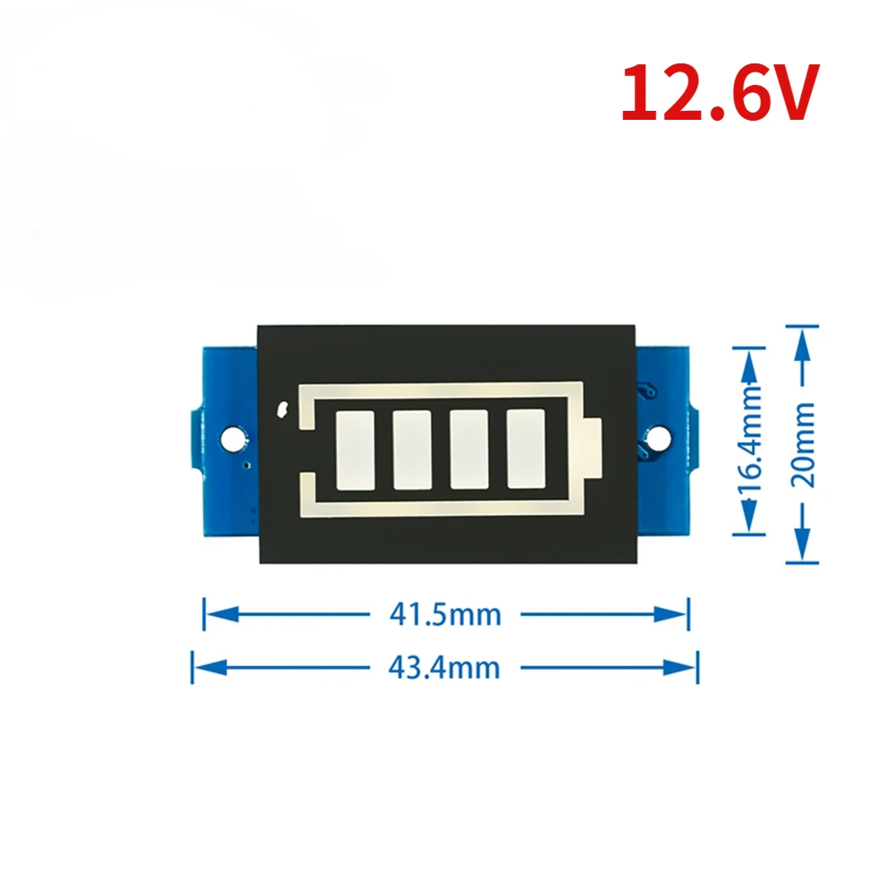 3S Single Lithium Battery Capacity Indicator Module 12.6V Blue Display Electric Vehicle Battery Power Tester Li-ion
3S Single Lithium Battery Capacity Indicator Module 12.6V Blue Display Electric Vehicle Battery Power Tester Li-ion