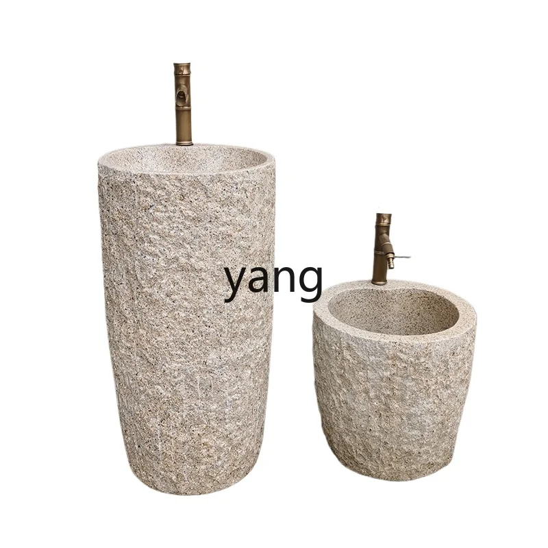 LTT courtyard stone washbasin integrated column basin garden stone floor-to-ceiling washbasin
LTT courtyard stone washbasin integrated column basin garden stone floor-to-ceiling washbasin