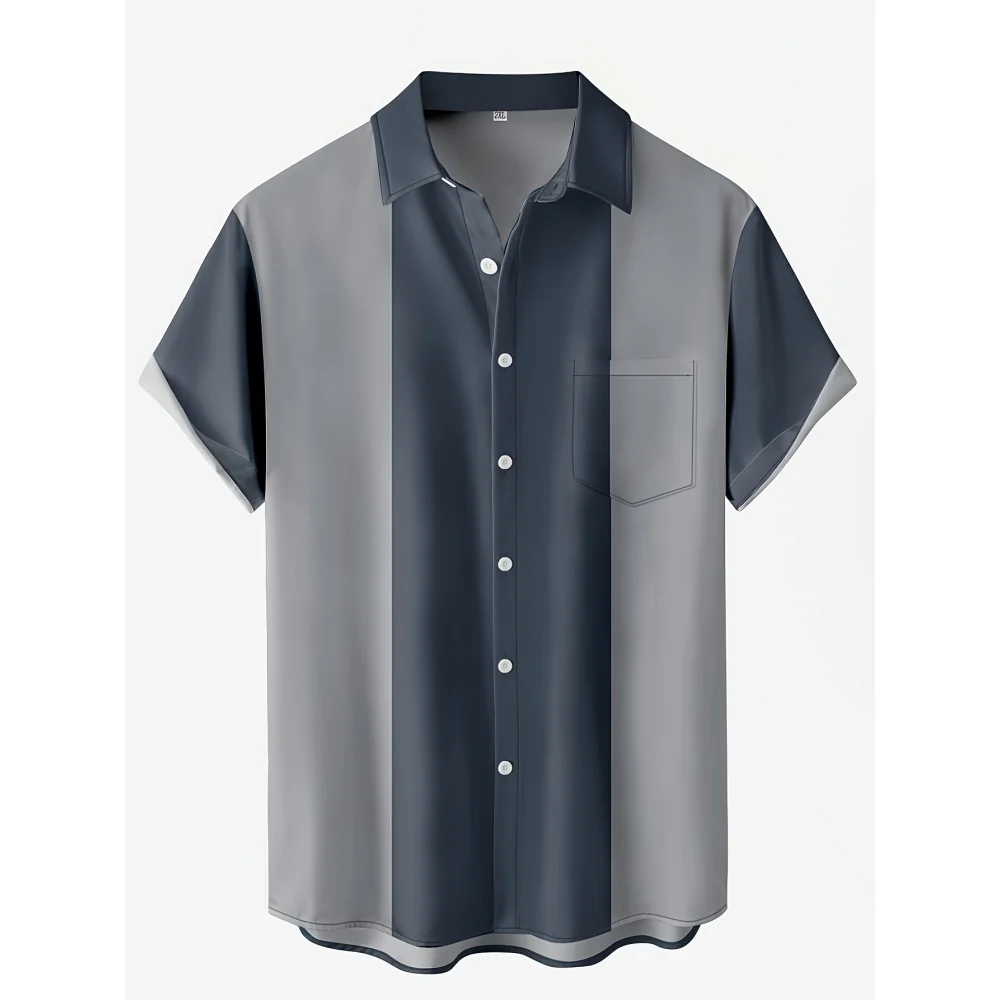 Summer Vintage Plaid Panel Men's Short Sleeve Shirt Casual Solid Color Beach Party Lapel Tops Men's Clothing Short Sleeve Tops
Summer Vintage Plaid Panel Men's Short Sleeve Shirt Casual Solid Color Beach Party Lapel Tops Men's Clothing Short Sleeve Tops