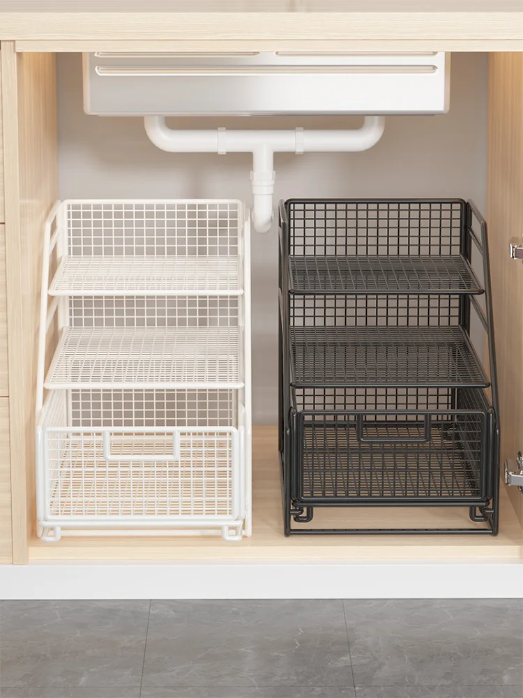 Batoom Cabinet Storage Ra Pull out Basket Kitchen Cabinet Multi Layer Organizer Metal Material Simple Sle Sink Area
Batoom Cabinet Storage Ra Pull out Basket Kitchen Cabinet Multi Layer Organizer Metal Material Simple Sle Sink Area