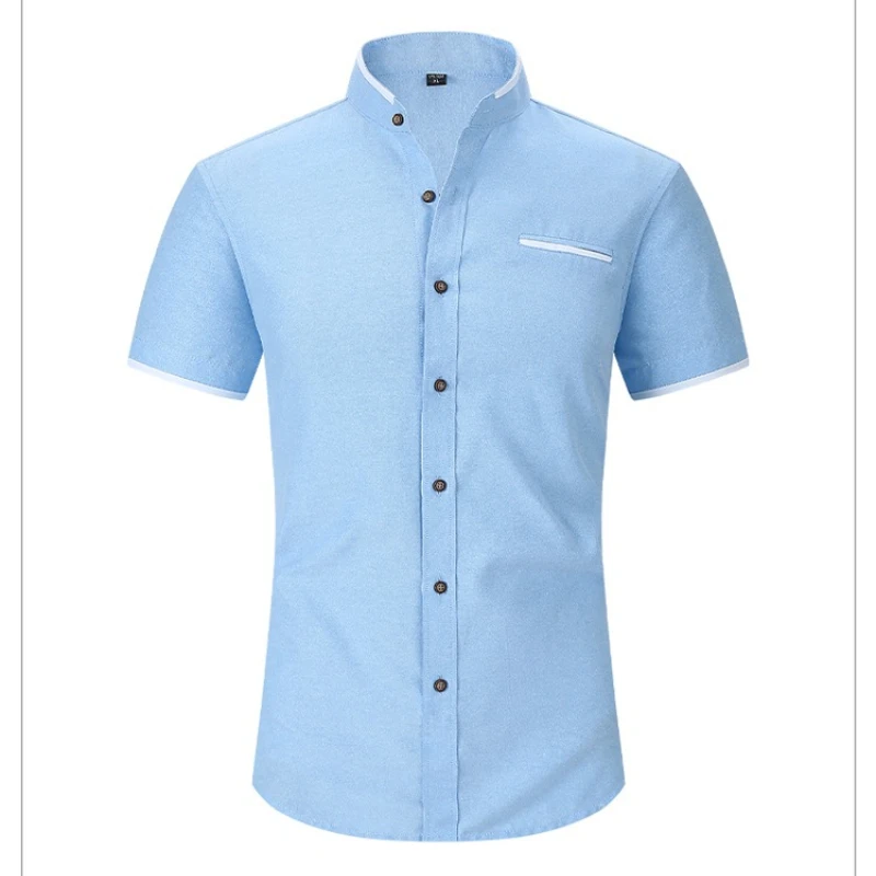 Summer Men's Formal Shirt Luxury Wrinkle Resistant Pure White Work Shirts Men Business Dress Casual Ice Silk Glossy Dress Shirt
Summer Men's Formal Shirt Luxury Wrinkle Resistant Pure White Work Shirts Men Business Dress Casual Ice Silk Glossy Dress Shirt