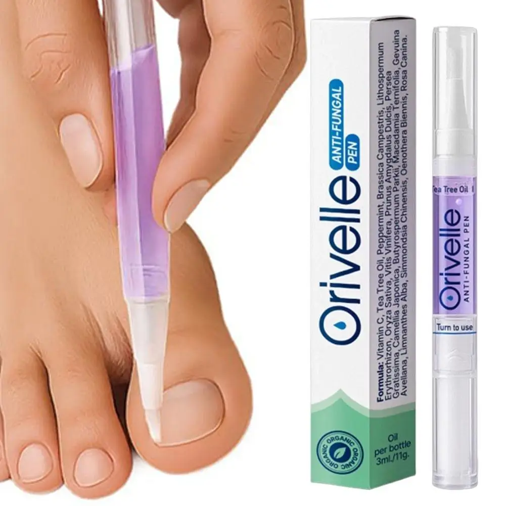 Premium Orivelle Nail Repair Pen 3ml - Antifungal Inhibition, Improves Thickened Damaged Finger Toenail Care
Premium Orivelle Nail Repair Pen 3ml - Antifungal Inhibition, Improves Thickened Damaged Finger Toenail Care 