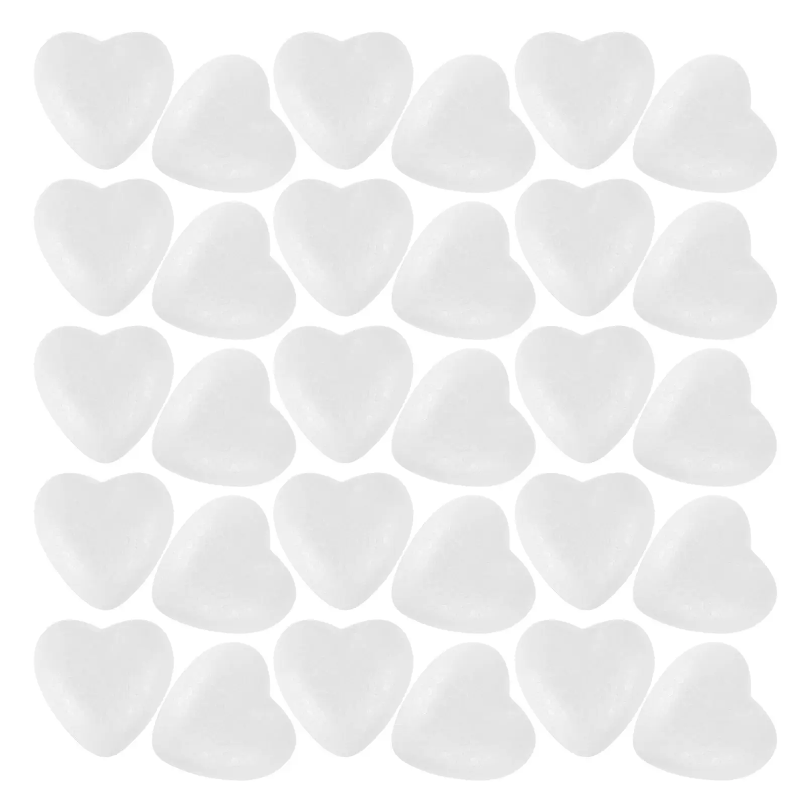 50 Pcs Shaped Foam Decorative Material 6cm Solid Craft Hearts for Home DIY White Foam Hearts Xmas Ornaments Scene Layout
50 Pcs Shaped Foam Decorative Material 6cm Solid Craft Hearts for Home DIY White Foam Hearts Xmas Ornaments Scene Layout