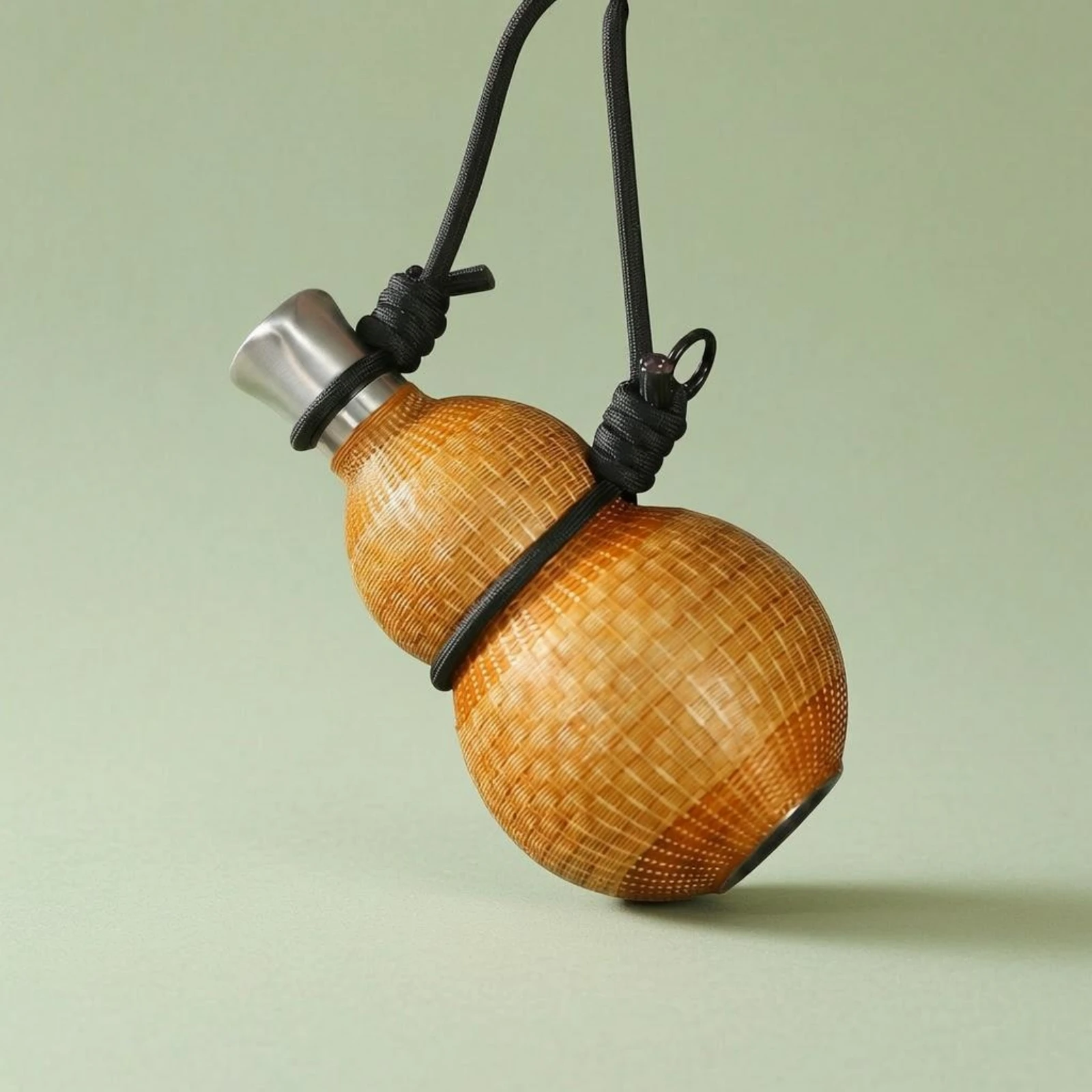 Gourd-Shaped Vacuum Bottle Carrying Cord Gourd Water Bottle Metal Top Travel Friendly
Gourd-Shaped Vacuum Bottle Carrying Cord Gourd Water Bottle Metal Top Travel Friendly