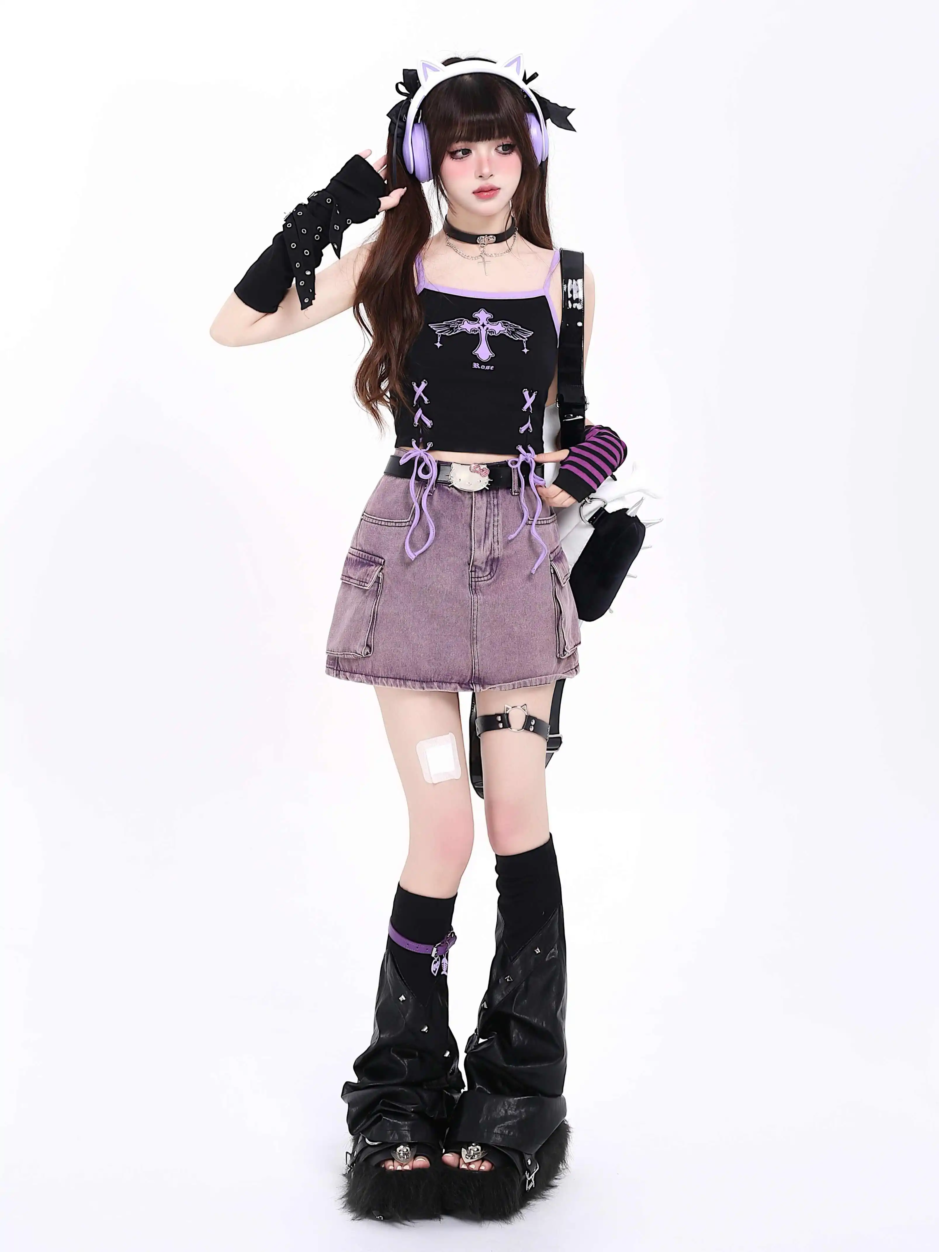 Летний женский японский топ Y2k Gyaru Kawaii с лямкой на шее, Harajuku Kpop, камзол 2000-х годов, эстетические корейские укороченные топы, кокетка, милый Shoujo
Летний женский японский топ Y2k Gyaru Kawaii с лямкой на шее, Harajuku Kpop, камзол 2000-х годов, эстетические корейские укороченные топы, кокетка, милый Shoujo