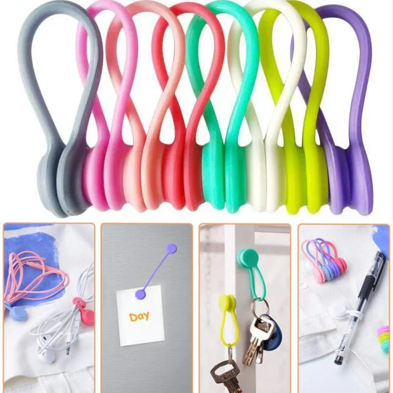 3pcs Silicone Cable Organizer Magnetic Earphone Cable Clips USB Data Line Holder Charging Cord Cable Winder Desk Accessories
3pcs Silicone Cable Organizer Magnetic Earphone Cable Clips USB Data Line Holder Charging Cord Cable Winder Desk Accessories