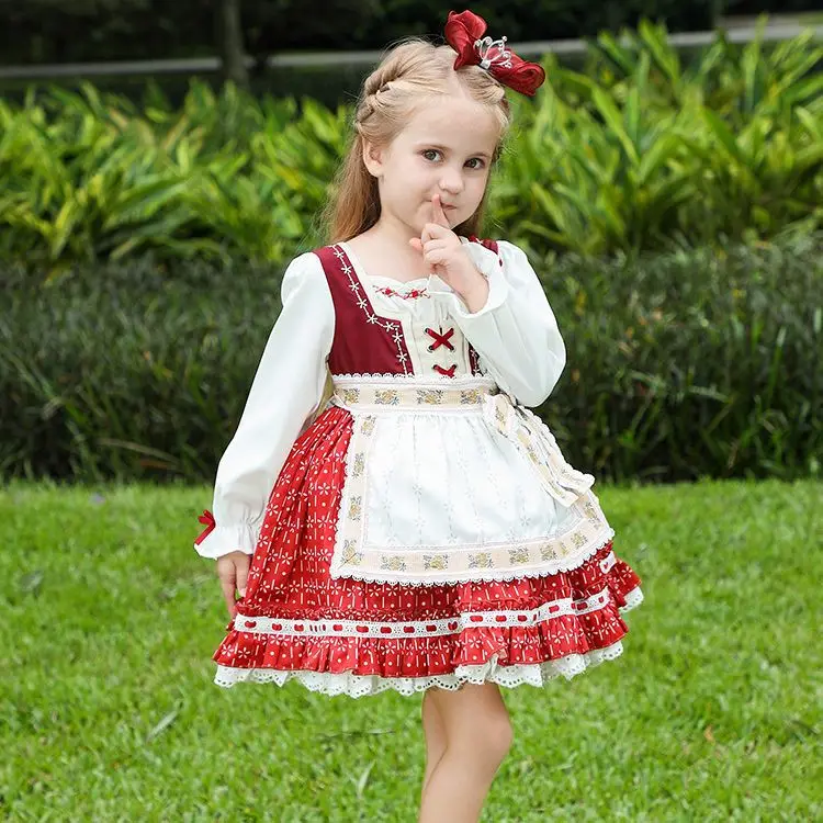 Lolita Cotton Smocking Hand Embroidery New Toddler Girl Dresses Baby Autumn Dress Kids Girls Casual Soft Girl Dress Princess
Lolita Cotton Smocking Hand Embroidery New Toddler Girl Dresses Baby Autumn Dress Kids Girls Casual Soft Girl Dress Princess