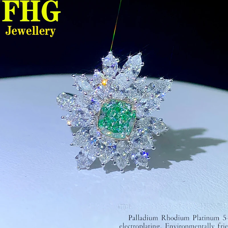 Green Cushion shape 2Carat 10K White Gold Women Wedding Party Engagement Ring DVVS1 Moissanite Diamond Ring Classic Trendy
Green Cushion shape 2Carat 10K White Gold Women Wedding Party Engagement Ring DVVS1 Moissanite Diamond Ring Classic Trendy