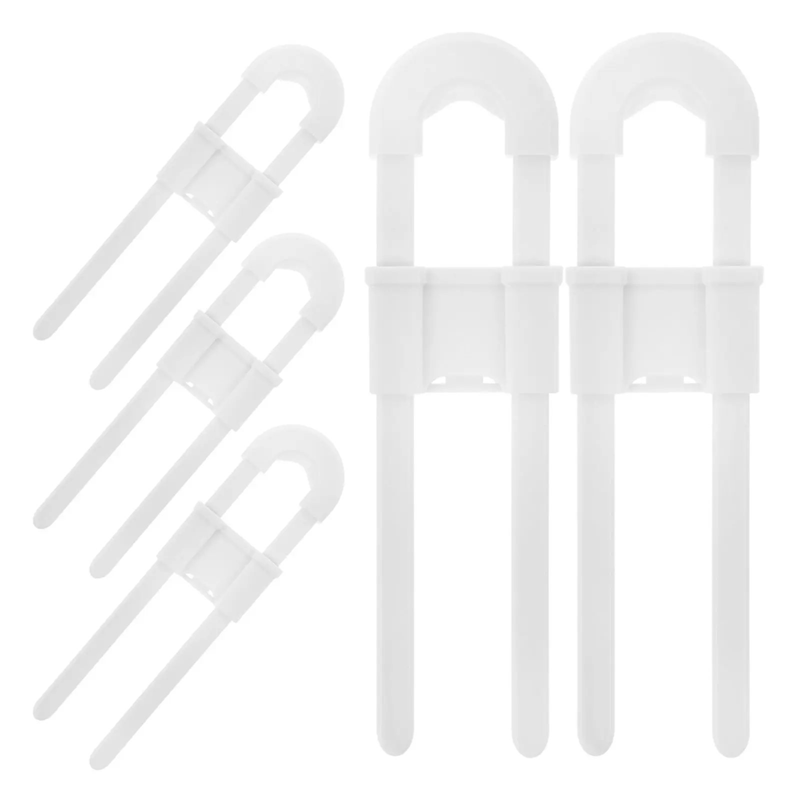 5Pcs Sturdy Cabinet Child Safety Locks for Drawers Fridge Anti-Pinch Babyproof Drawer Safety Lock Freezer Door Lock
5Pcs Sturdy Cabinet Child Safety Locks for Drawers Fridge Anti-Pinch Babyproof Drawer Safety Lock Freezer Door Lock