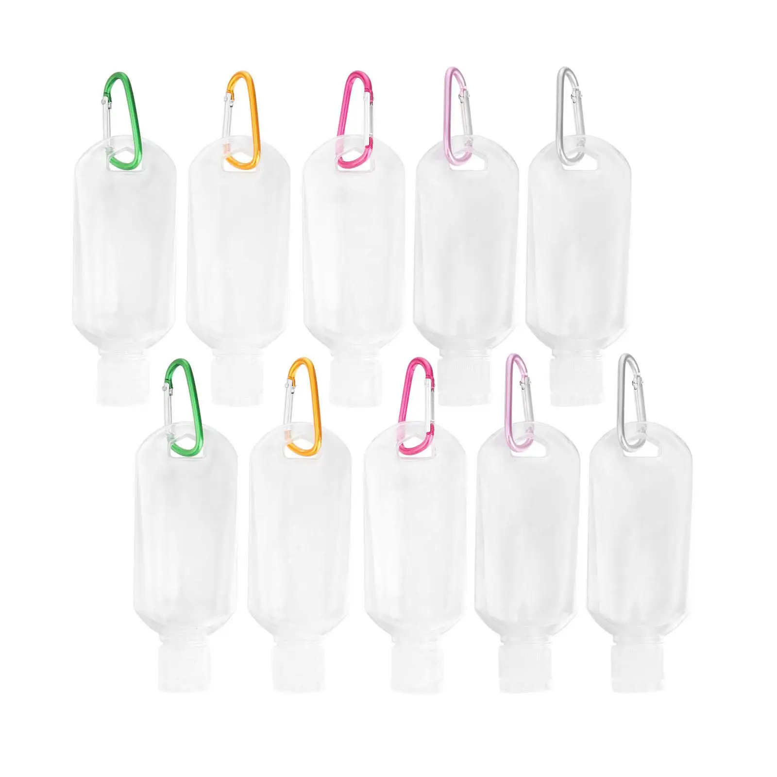 Hand Bottles with Hooks 60ml Keychain Refillable Travel Subpackage Durable Leakproof Plastic Storage
Hand Bottles with Hooks 60ml Keychain Refillable Travel Subpackage Durable Leakproof Plastic Storage